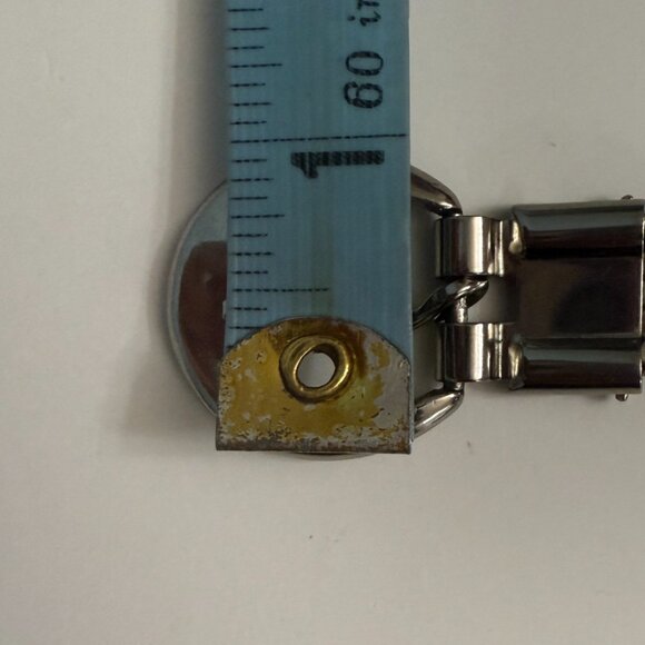 Silver Color Metal Mesh Belt Shiny Reflective Glimmer Disco Vibe Chainmail Sz S - Picture 4 of 5